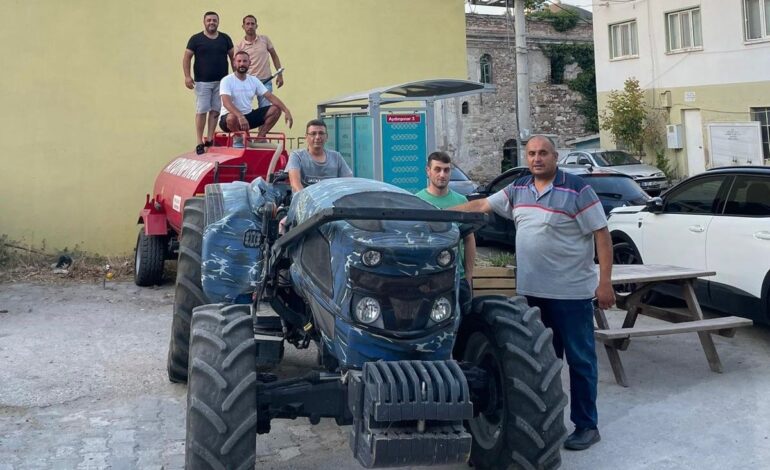 Mudanya Belediyesi’nin öncülüğünde kırsal mahallelerde yangın nöbeti başladı.